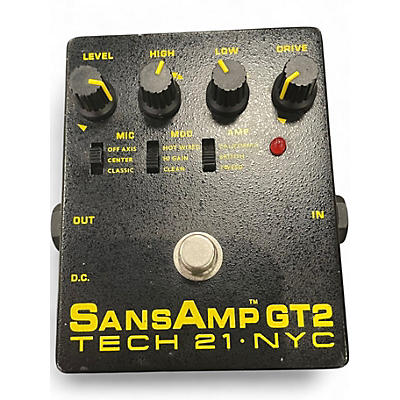 Used Tech 21 Sansamp GT2 Tube Amp Emulator Effect Pedal