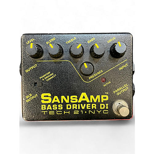 Tech 21 Used Tech 21 Sansamp PBDR Bass Driver DI Bass Effect Pedal