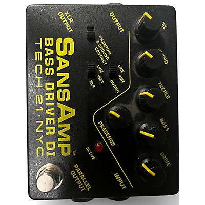 Tech 21 Used Tech 21 Sansamp PBDR Bass Driver DI Bass Effect Pedal