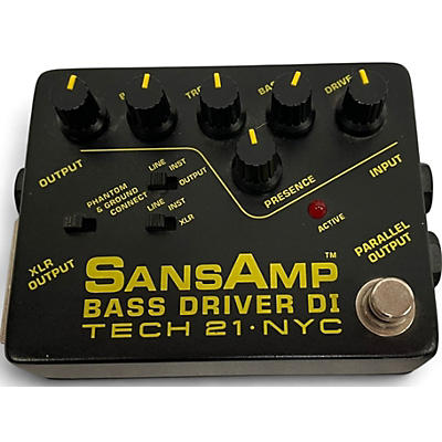 Tech 21 Used Tech 21 Sansamp PBDR Bass Driver DI Bass Effect Pedal