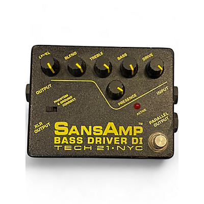 Tech 21 Used Tech 21 Sansamp PBDR Bass Driver DI Bass Effect Pedal