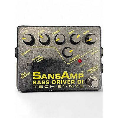 Tech 21 Used Tech 21 Sansamp PBDR Bass Driver DI Bass Effect Pedal