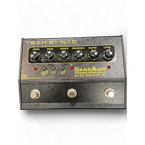 Tech 21 Used Tech 21 Sansamp PBDR Bass Driver DI Bass Effect Pedal