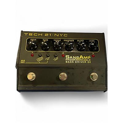 Used Tech 21 Sansamp PBDR Bass Driver DI Bass Effect Pedal