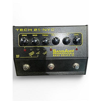 Used Tech 21 Sansamp PBDR Bass Driver DI Bass Effect Pedal