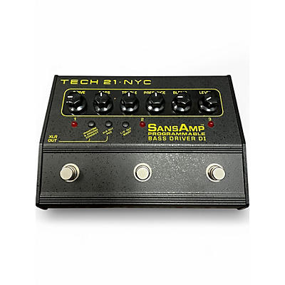 Used Tech 21 Sansamp PBDR Bass Driver DI Bass Effect Pedal
