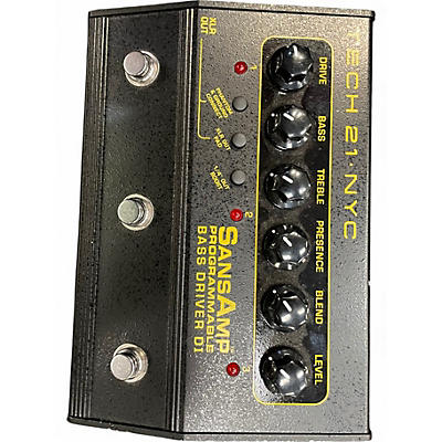 Used Tech 21 Sansamp PBDR Bass Driver DI Bass Effect Pedal