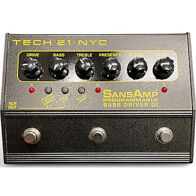 Used Tech 21 Sansamp PBDR Bass Driver DI Bass Effect Pedal