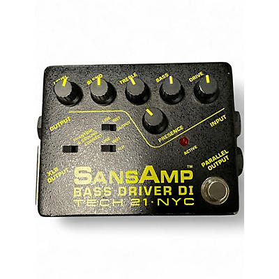Used Tech 21 Sansamp PBDR Bass Driver DI Bass Effect Pedal