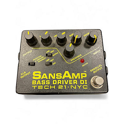 Used Tech 21 Sansamp PBDR Bass Driver DI Bass Effect Pedal