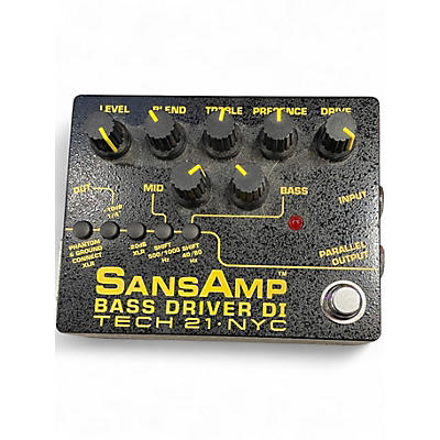 Used Tech 21 Sansamp PBDR Bass Driver DI Bass Effect Pedal