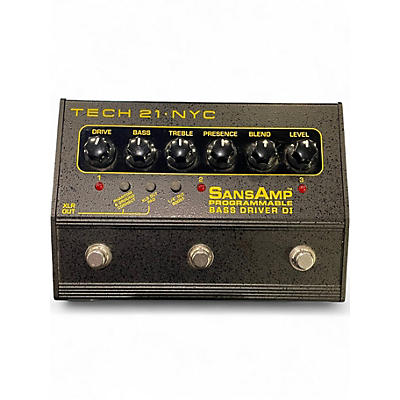 Used Tech 21 Sansamp PBDR Bass Driver DI Bass Effect Pedal