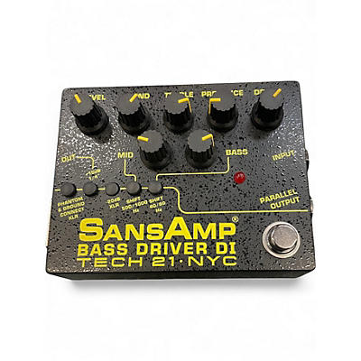 Used Tech 21 Sansamp PBDR Bass Driver DI Bass Effect Pedal