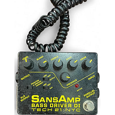 Used Tech 21 Sansamp PBDR Bass Driver DI Bass Effect Pedal