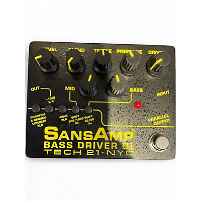 Used Tech 21 Sansamp PBDR Bass Driver DI Bass Effect Pedal
