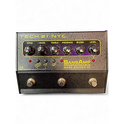 Used Tech 21 Sansamp PBDR Bass Driver DI Bass Effect Pedal