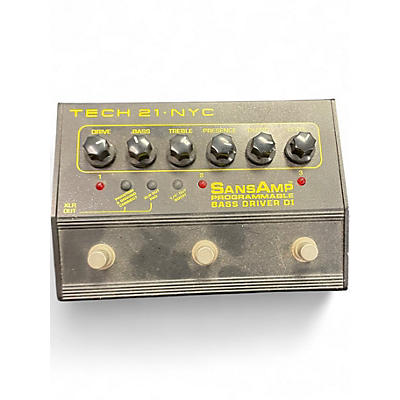 Used Tech 21 Sansamp PBDR Bass Driver DI Bass Effect Pedal