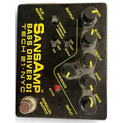 Used Tech 21 Sansamp PBDR Bass Driver DI Bass Effect Pedal