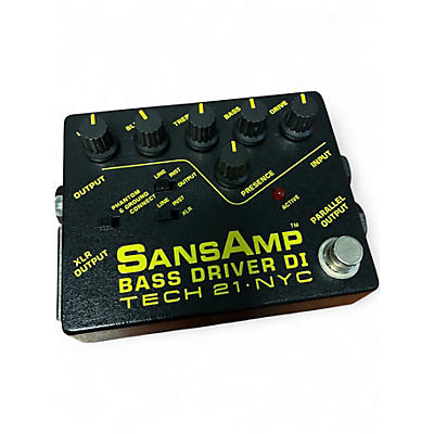 Used Tech 21 Sansamp PBDR Bass Driver DI Bass Effect Pedal