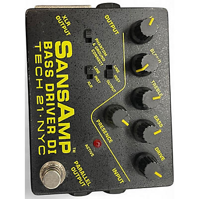 Used Tech 21 Sansamp PBDR Bass Driver DI Bass Effect Pedal