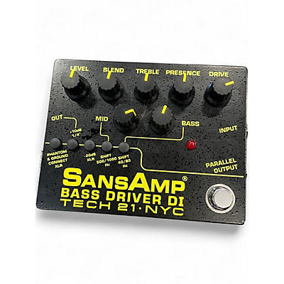 Used Tech 21 Sansamp PBDR Bass Driver DI Bass Effect Pedal
