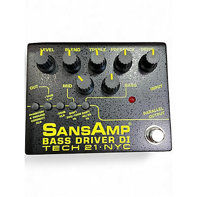 Used Tech 21 Sansamp PBDR Bass Driver DI Bass Effect Pedal