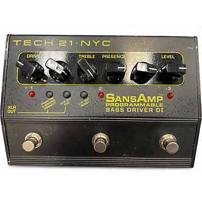 Used Tech 21 Sansamp PBDR Bass Driver DI Bass Effect Pedal