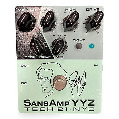 Tech 21 Used Tech 21 Sansamp YYZ Bass Effect Pedal