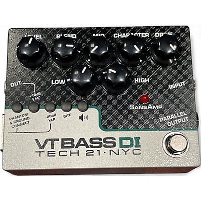 Used Tech 21 VT Bass DI Preamp Pedal Effect Processor