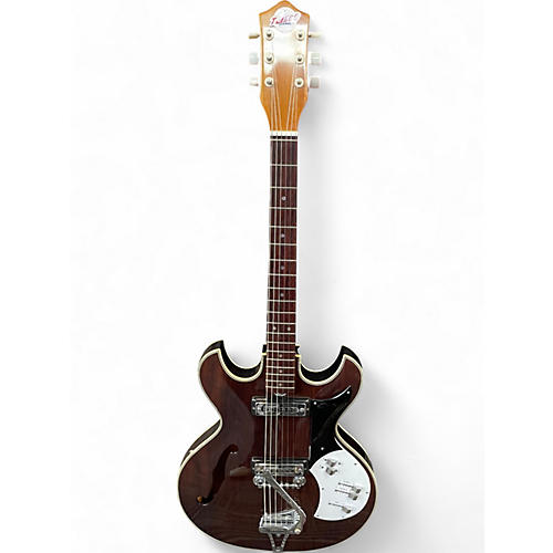 Used Teisco Del Rey EP90T Walnut Hollow Body Electric Guitar Walnut