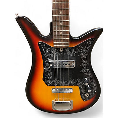 Teisco Used Teisco E-110 3 Color Sunburst Solid Body Electric Guitar