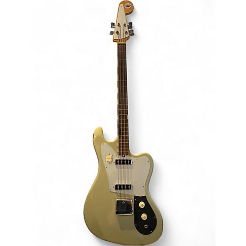 Used Teisco EB200 Silver Electric Bass Guitar Silver