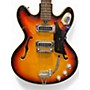 Used Teisco KEP 10T 3 Color Sunburst Hollow Body Electric Guitar 3 Color Sunburst