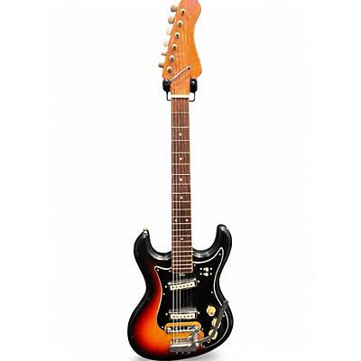 Used Teisco Mosrite 3 Color Sunburst Solid Body Electric Guitar