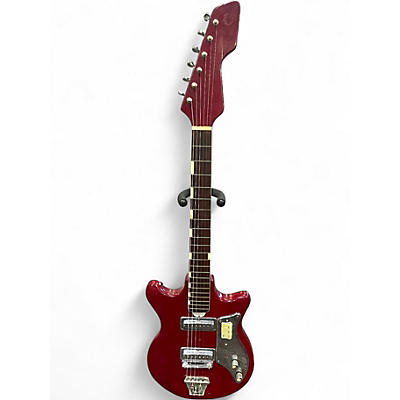 Used Teisco STARWAY Red Solid Body Electric Guitar