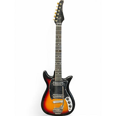 Used Teisco TULIP 3 Color Sunburst Solid Body Electric Guitar