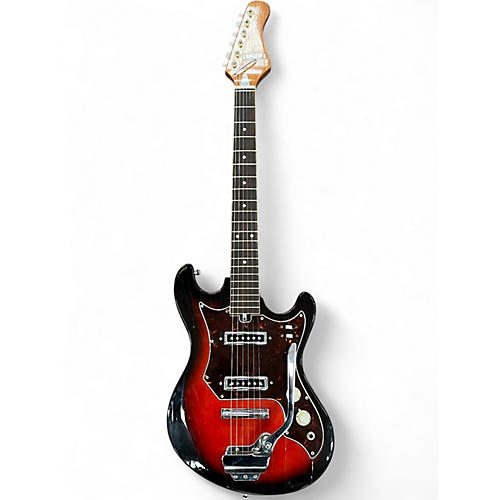 Used Teisco VALIANT SUPER CHICAGO RED BURST Solid Body Electric Guitar RED BURST