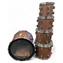 Used Tempus Used Tempus 5 Piece CARBON FIBER KIT COPPER CHAMPAGNE SPARKLE Drum Kit COPPER CHAMPAGNE SPARKLE