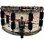 Used Tempus 6.5X14 Carbon Fiber Snare Paint Drip Drum Paint Drip 15
