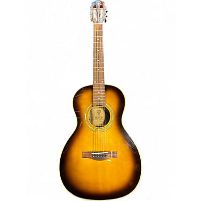 Used Teton STP180DVB Vintage Sunburst Acoustic Electric Guitar