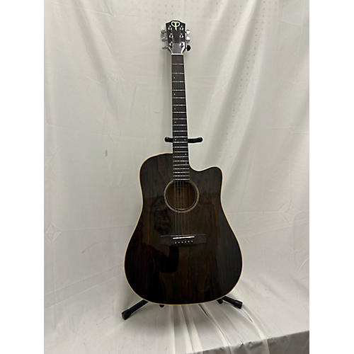 Teton Used Teton STS000ZIGCE Walnut Acoustic Electric Guitar Walnut