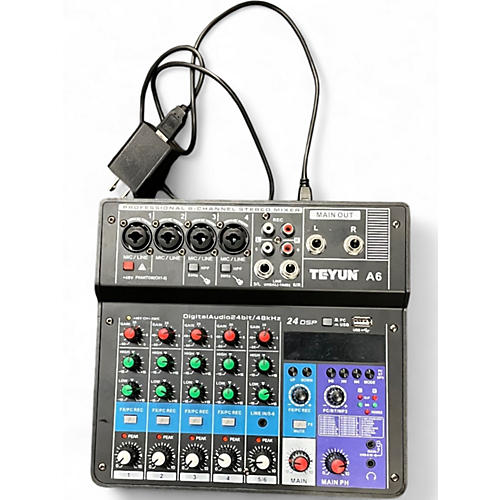Used Teyun A6 Unpowered Mixer