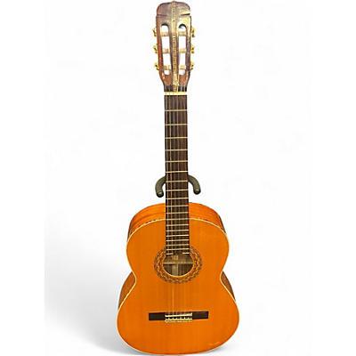 Used The Fame CLASSICAL Natural Classical Acoustic Electric Guitar