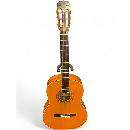 Used The Fame CLASSICAL Natural Classical Acoustic Electric Guitar Natural