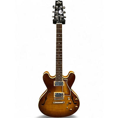 Used The Heritage BLUES SPECIAL TOBACCO BURST Hollow Body Electric Guitar