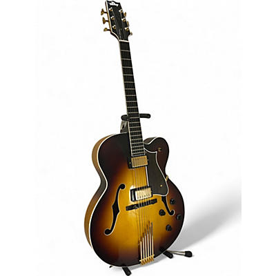 Used The Heritage Eagle Classic 3 Color Sunburst Hollow Body Electric Guitar
