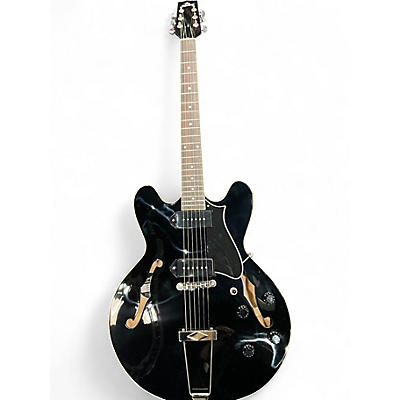Used The Heritage H330 Black Hollow Body Electric Guitar