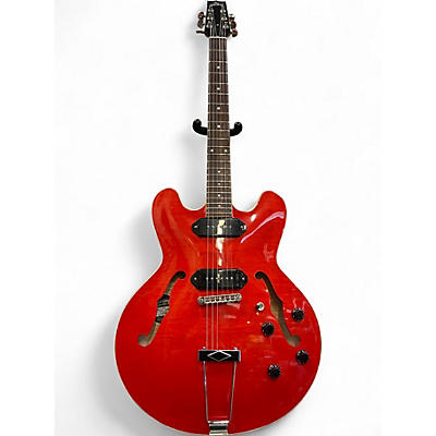 Used The Heritage H530 Trans Cherry Hollow Body Electric Guitar