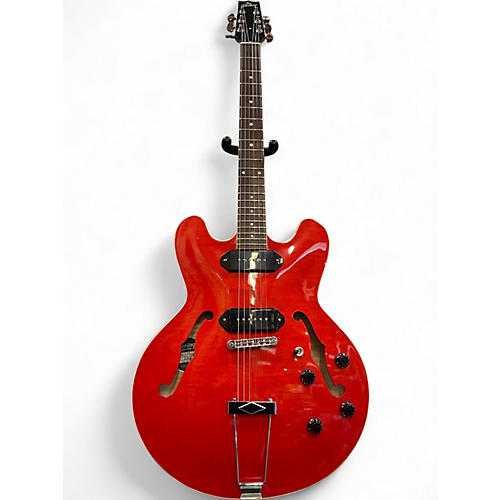 Used The Heritage H530 Trans Cherry Hollow Body Electric Guitar Trans Cherry