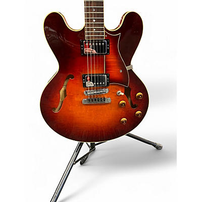Used The Heritage H535 2 Color Sunburst Hollow Body Electric Guitar